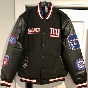 NFL NY Giants Bomber Jacket Medium